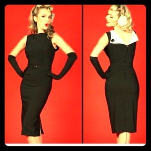 Elegant Black Sleeveless Dress